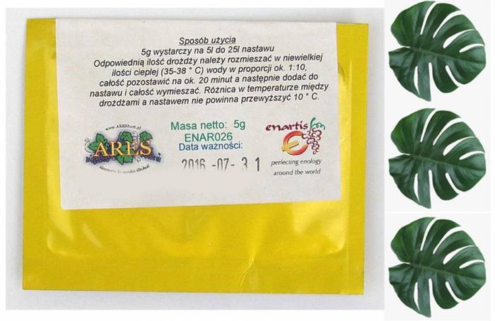 Купити Купити Винные дрожжи Entaris Perlage 5 грамм Реннехард в Україні в Україні