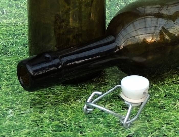 Бутылка оливковая Гонконг 0,75 литра под бугель