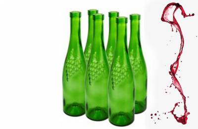 Бутылки для вина 750мл 6 шт Нуклон