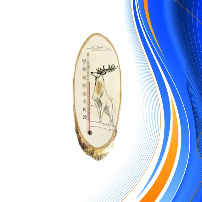Купити Купити Термометр деревянный Д-10-3 олень вид 1 в Україні в Україні