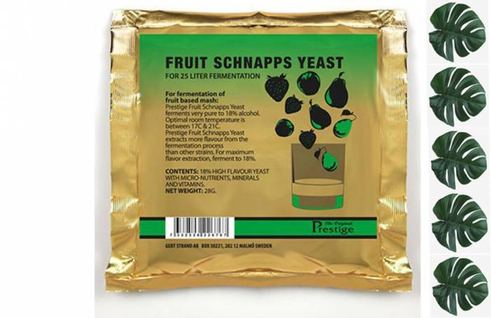 Купити Купити Дрожжи fruit schnapps yeast 28 гр Ирбисту в Україні в Україні