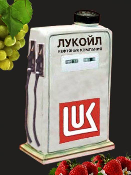 Керамический штоф "Бензоколонка"