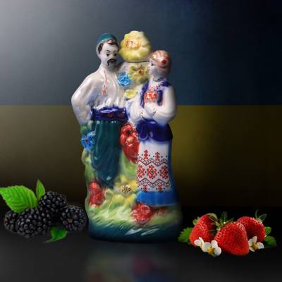 Керамическая бутылка &quot;Кум да кума&quot; 0,80 л