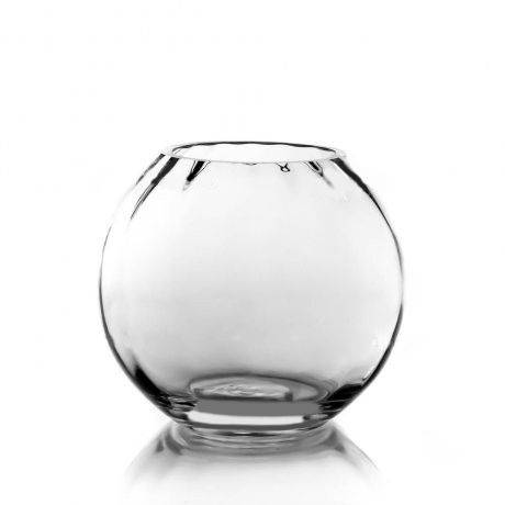 ВАЗА-ШАР "РИФЛЕНКА" (Ø18 СМ, 3 Л, СТЕКЛО)