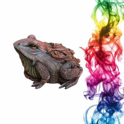 Садовая фигура купить Жаба древесная высота 16 см угорка