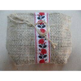 Мешочек из мешковины 13*16 см.