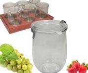 Стеклянный герметичный контейнер с крышкой 1000мл Санвиталия