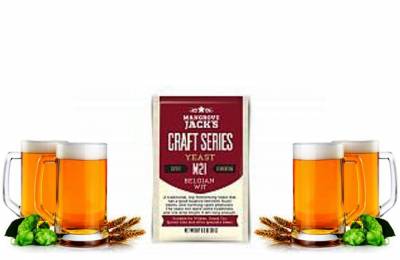 Дрожжи сухие Mangrove Jacks  BELGIAN WIT M21 10 Г Женьшень