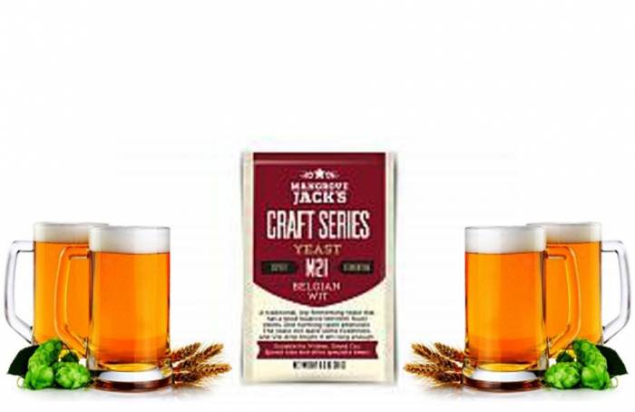 Купити Купити Дрожжи сухие Mangrove Jacks  BELGIAN WIT M21 10 Г Женьшень в Україні в Україні