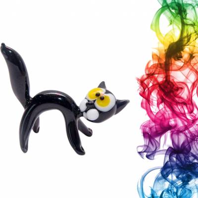 Стекло ручной работы Кот Блаттен