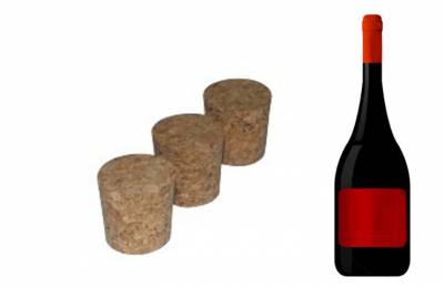 Пробка коническая Ø 40 мм агломератная натуральная