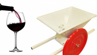 Ручная дробилка для винограда итальянская Допс