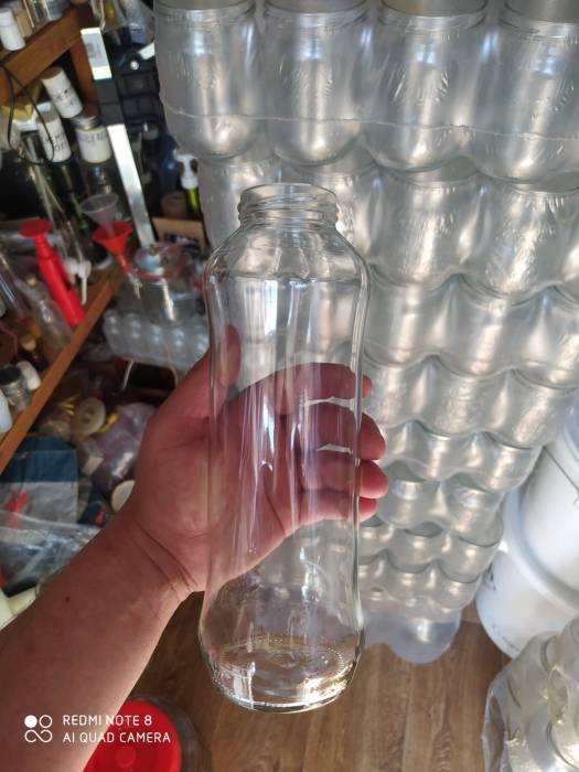 Стеклянная банка для сока купить в Киеве Марго 1 л под крышку Твист Офф 53 мм 