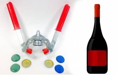 Укупорщик бутылок с сильногазироваными напитками под кронен пробку Краб