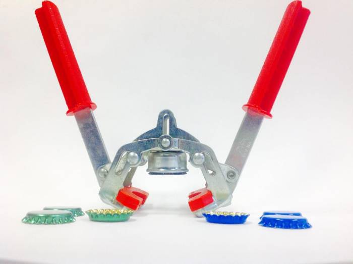 Укупорщик бутылок с сильногазироваными напитками под кронен пробку Краб