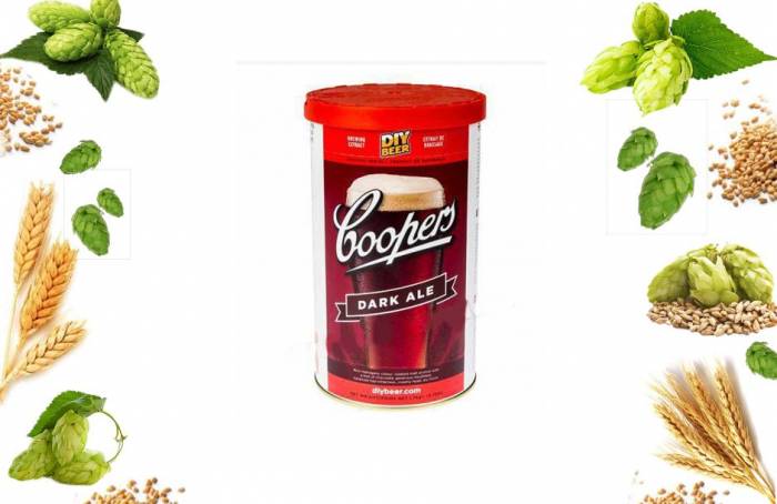 Купити Купити Концентрат для изготовления пива DARK ALE-COOPERS 1700 грамм Добжеевице в Україні в Україні