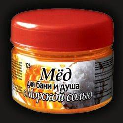 Мед для бани с солью 2