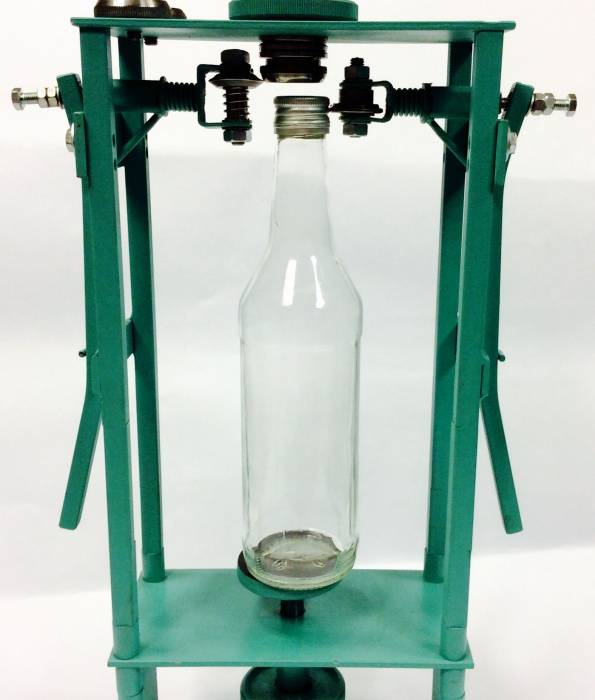 Купити Купити Купить алюминиевые колпачки с резьбой 28х18 мм Синий для винтовых бутылок Вилла в Україні в Україні