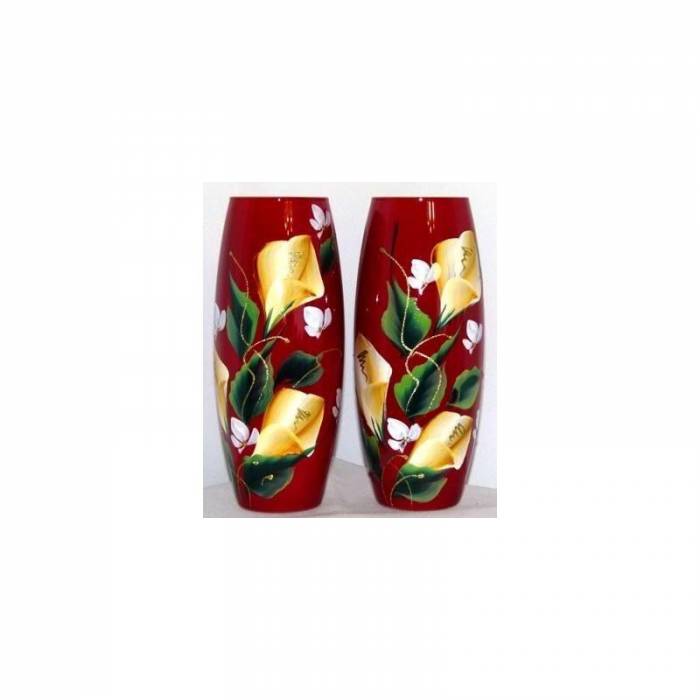 Купити Купити Художественная роспись каллы на окрашенном стекле Видей в Україні в Україні