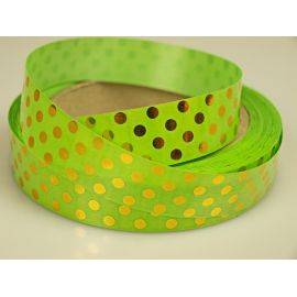 Лента Dolce металл 2 см Серия «Горохи»