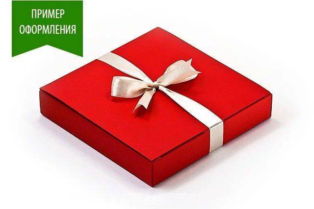 Коробка для набора красная Бабелтуап