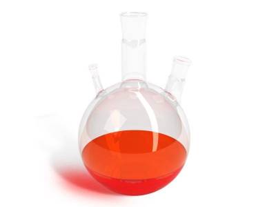 Колба круглодонная с 3-мя горловинами под углом ТС КГУ-3-1-10000-45-29-14 (803)