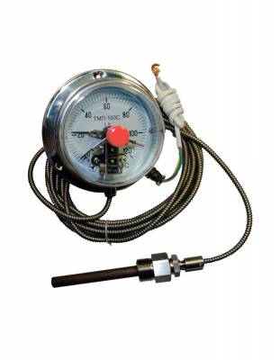 Термометры манометрические показывающие и сигнализирующие ТМП-100С 6м Гармахис