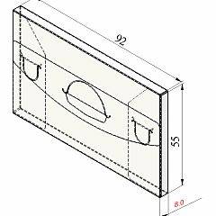 Купить прозрачная коробочка для визиток BOX 20 Олимпия