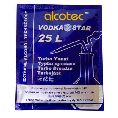 Купить спиртовые дрожжи ALCOTEC VODKA STAR 66 гр Бисхорн