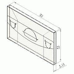 Купить прозрачная коробочка для визиток BOX 10 Олимпия