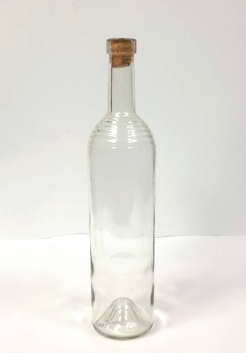 Винная бутылка с ребрами Бри  0,7 л