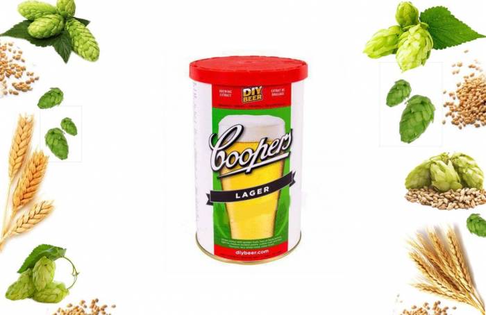 Купити Купити Концентрат для изготовления пива LAGER COOPERS 1700 грамм Дубецко в Україні в Україні