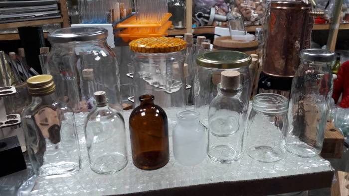 Бутылочка маленькая водочная 40 мл Турция 