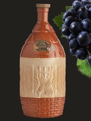 Штоф &quot;Хатинка VIP&quot; Керамический штоф 0,5л 