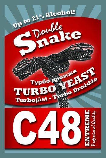 Купить турбо дрожжи DoubleSnake C48 Благодать