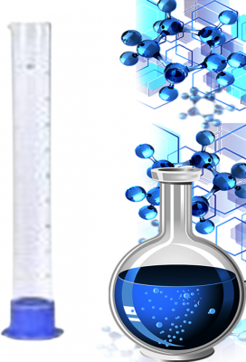 Циліндр мірний скляний градуйований з носиком 50 мл Паліак