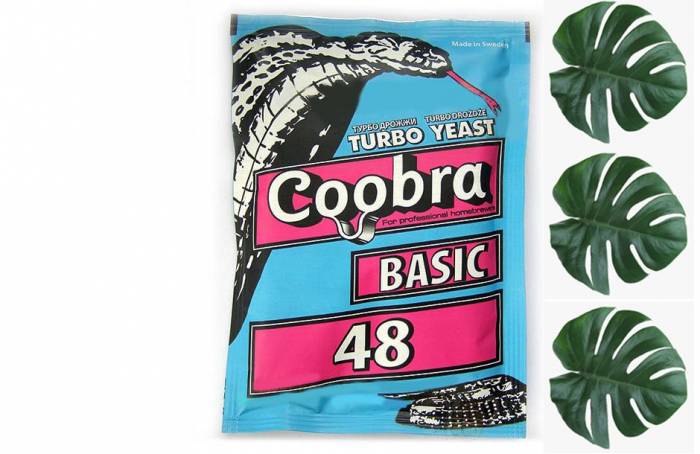 Купити Купити Спиртовые дрожжи Coobra Basic 48  120 грамм Швеция Фекес  в Україні в Україні