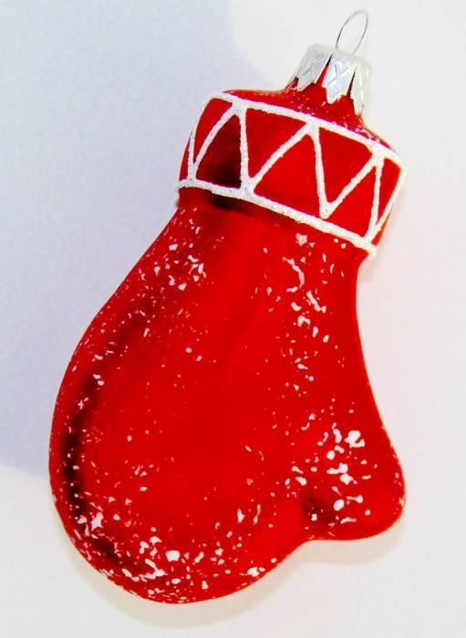 Елочная игрушка "Рукавичка"