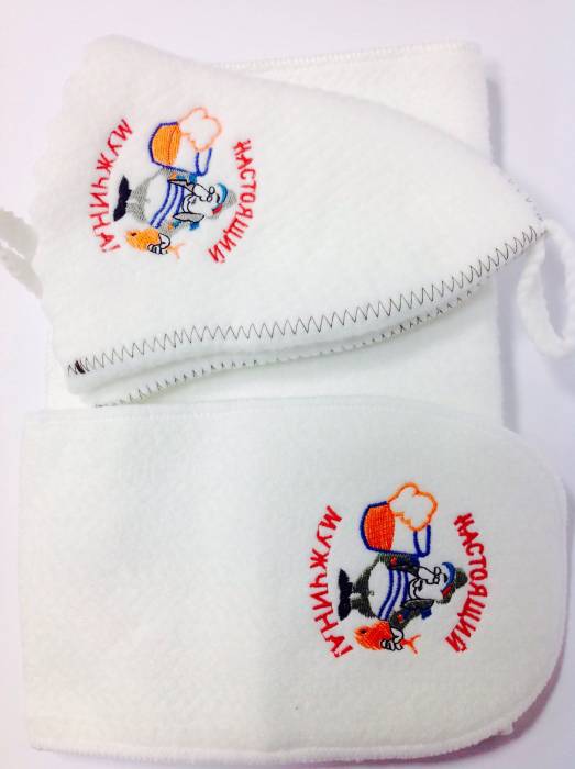 Банный комплект «Настоящий мужчина»