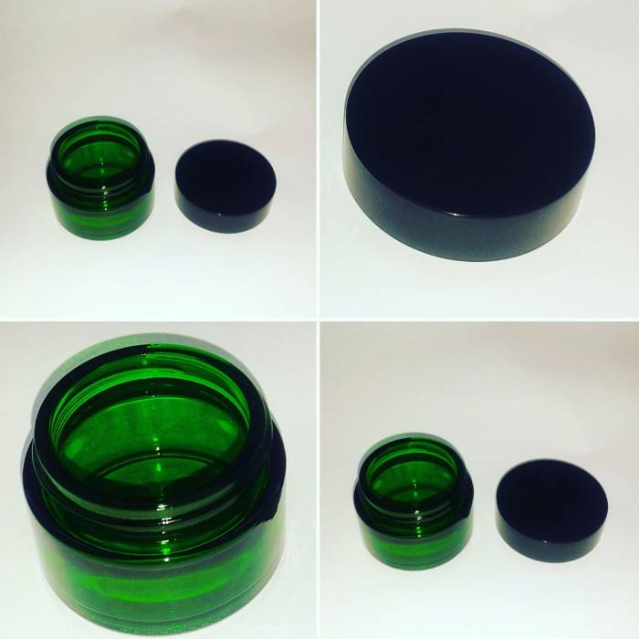 Баночка для крема стеклянная Харт 30 мл