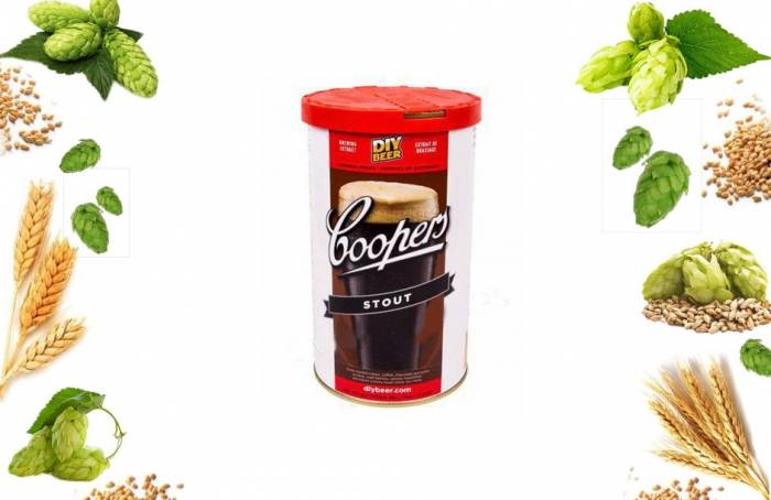 Купити Купити Концентрат для изготовления пива STOUT COOPERS 1700 грамм Елесня в Україні в Україні