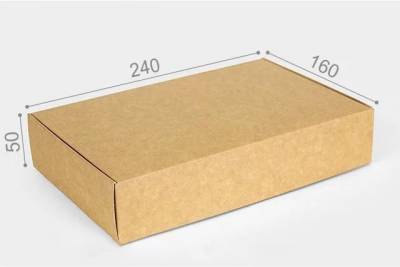 Коробка конфетная крафт Аукена