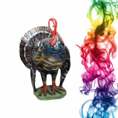 Садовая фигура купить Индюк высота 82 см фундук