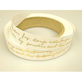 Лента Dolce металл 2 см серия «Письмо»