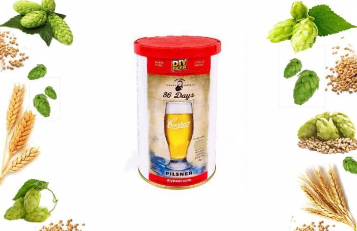 Купити Купити Концентрат для изготовления пива 86 Days Pilsner 1700 грамм Жара в Україні в Україні