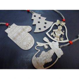 Новогодняя подвеска фигурная в ассортименте №2