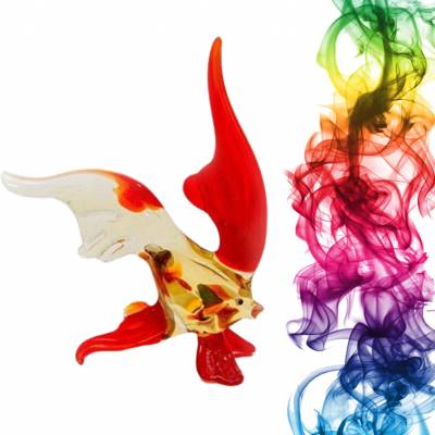 Стеклянная фигурка ручной работы Рыбка Бониген