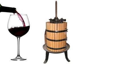 Корзиночный пресс для винограда TL 55 178 литров Италия Гранде