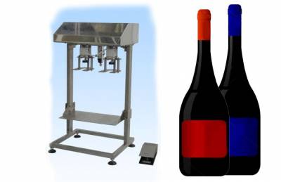 "Коркинг 5" - полуавтомат для укупорки  бутылок полимерными колпачками