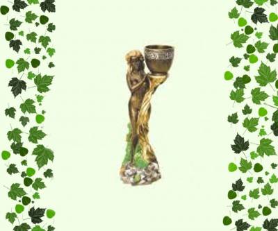 Кашпо из полистоуна купить Кристина высота 83 см барбарис